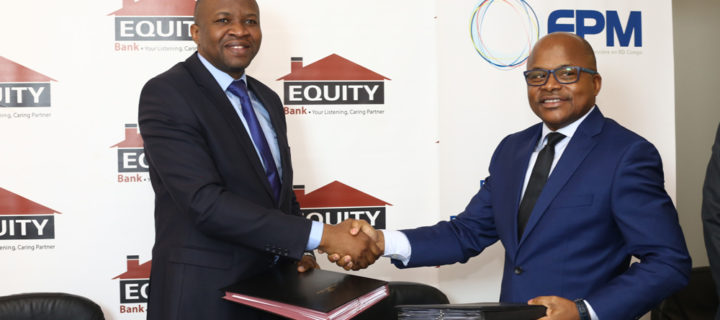 Signature of the partnership agreement FPM – Equity Bank Congo