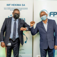 Signature of the financing contract between the FPM SA and the MFI HEKIMA in GOMA, on Wednesday 12/08/2021