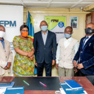 Signature of the Financing Contract between FPM SA and COOPEC BAGIRA, Ceremony of 10/08/2021 in Bukavu.