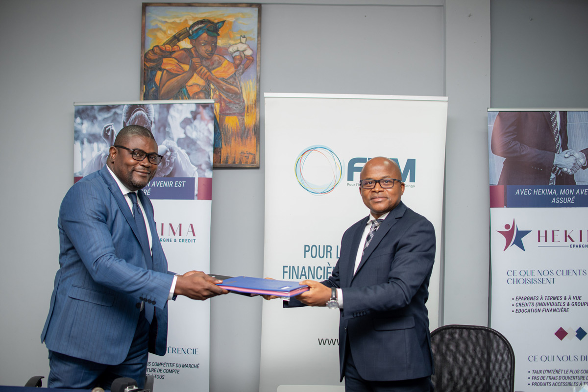 Signature of a technical assistance contract between the FPM ASBL and the MFI HEKIMA